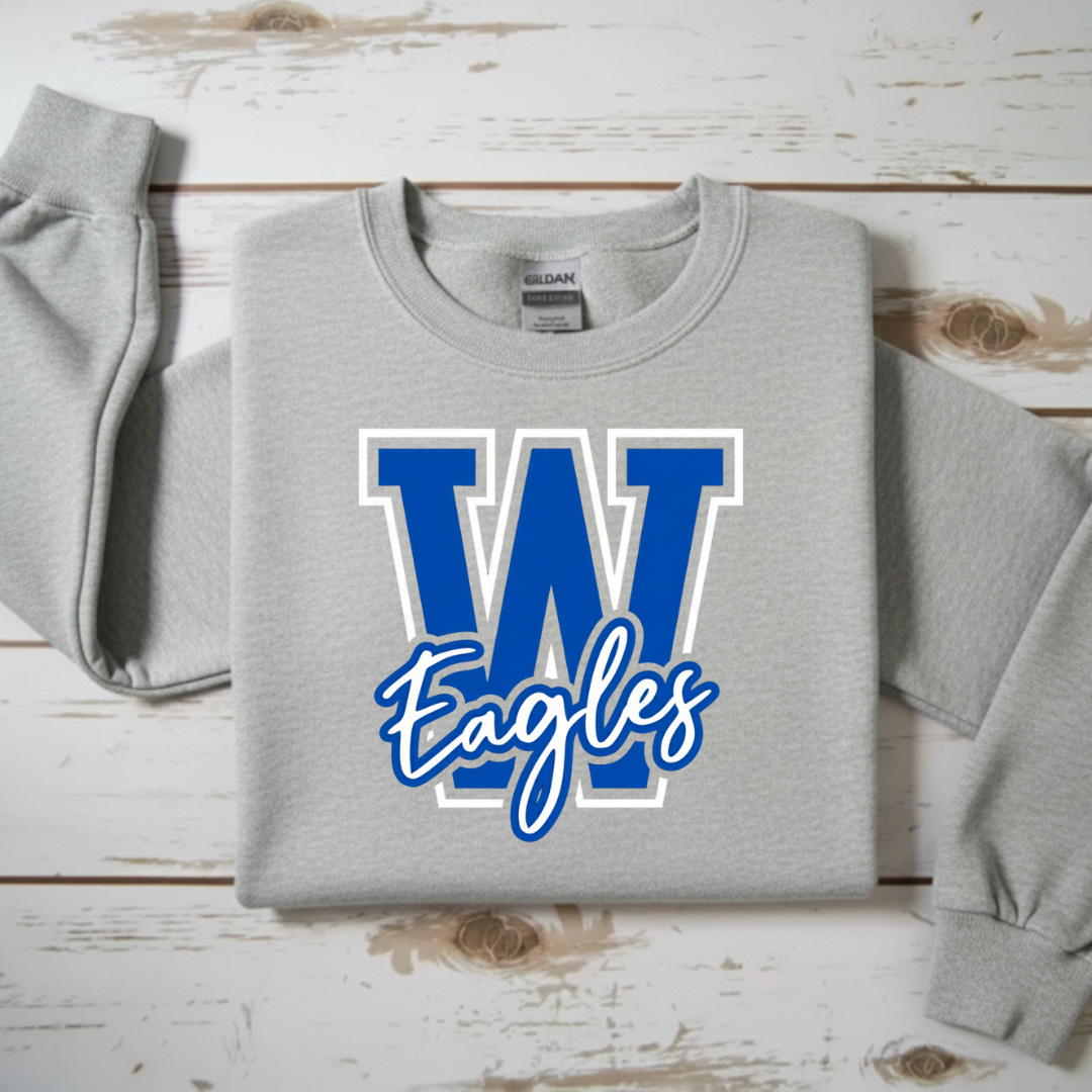 "Eagles" Initial Sweatshirt