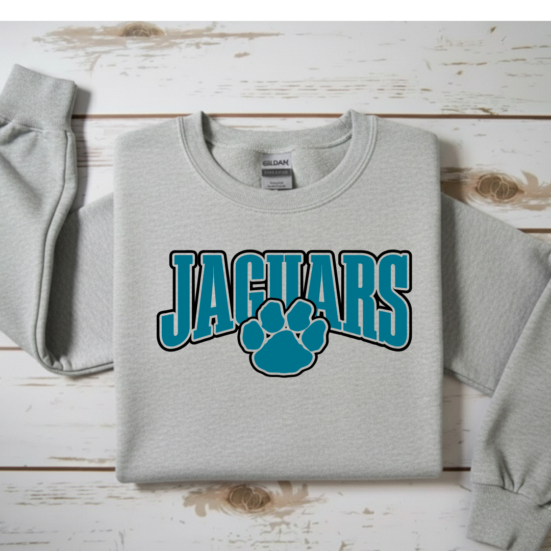 Jaguars with Print Crewneck Sweatshirt