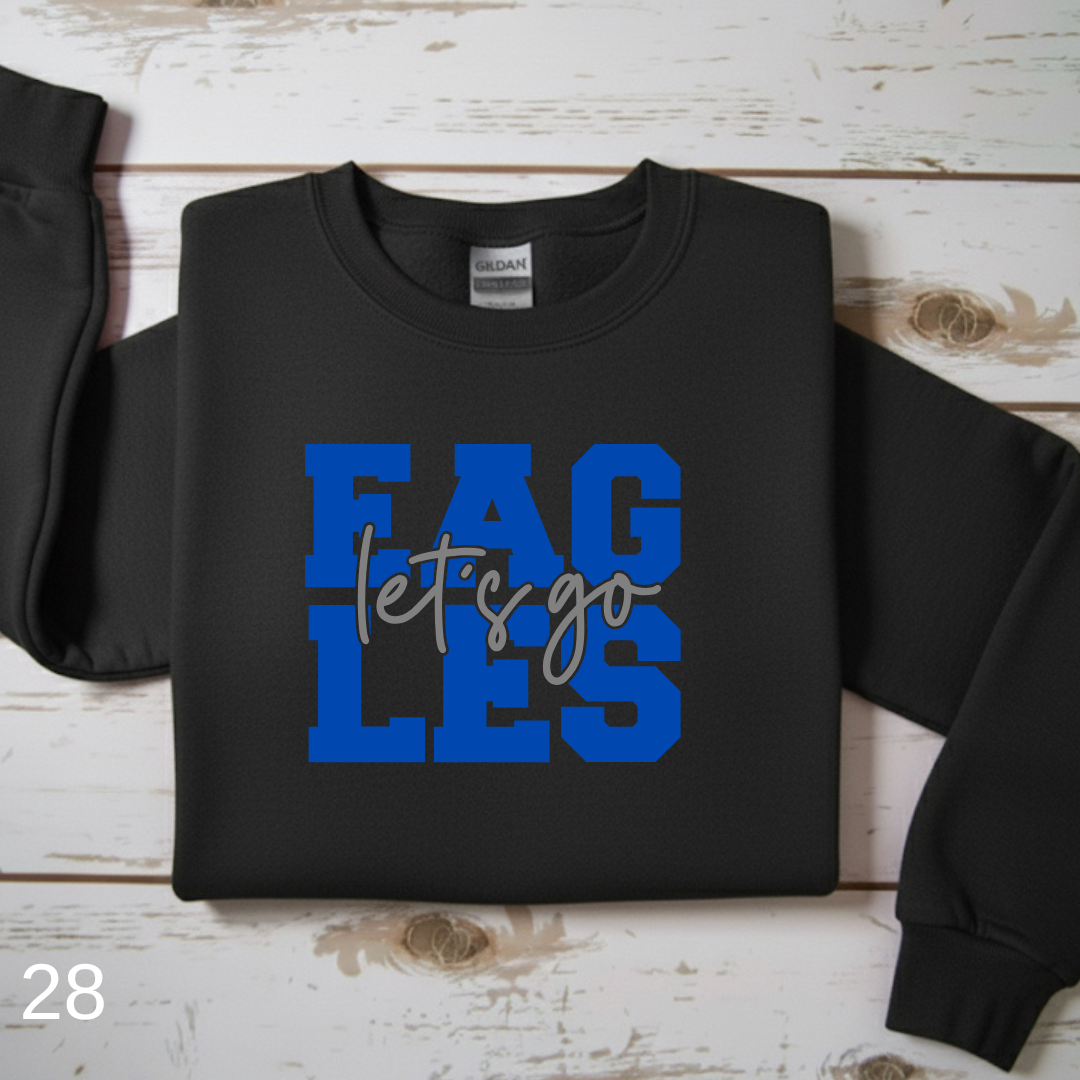 “Let’s Go Eagles" Team Spirit Sweatshirt