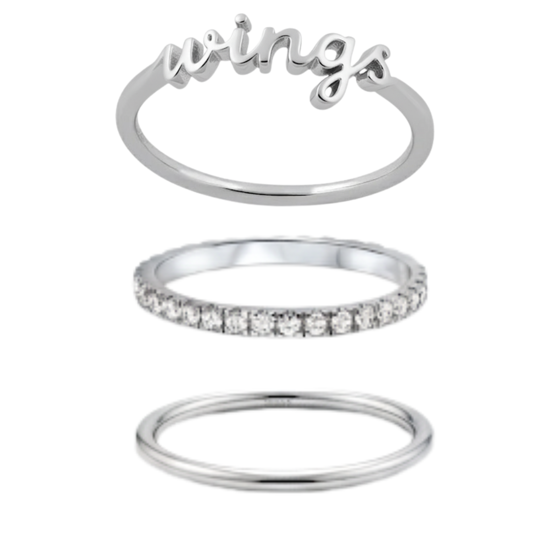 School Spirit Ring Trio