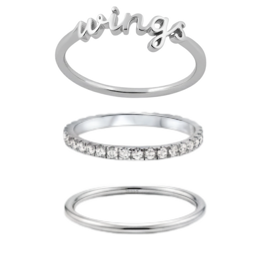 School Spirit Ring Trio