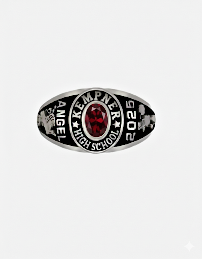Ladies Sterling Silver Traditional Class Ring