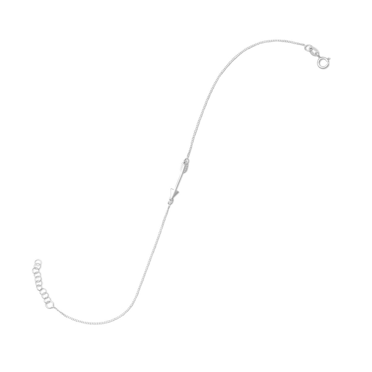 Sideways Arrow Anklet