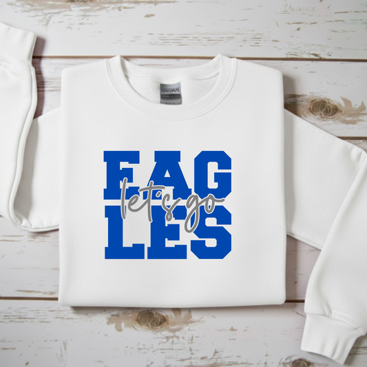 “Let’s Go Eagles" Team Spirit Sweatshirt