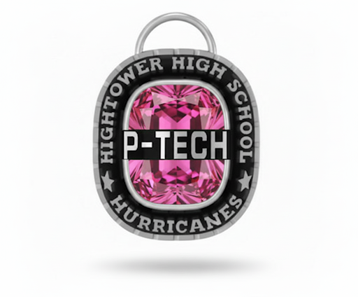 HHS P-Tech Mascot Birthstone Class Necklace