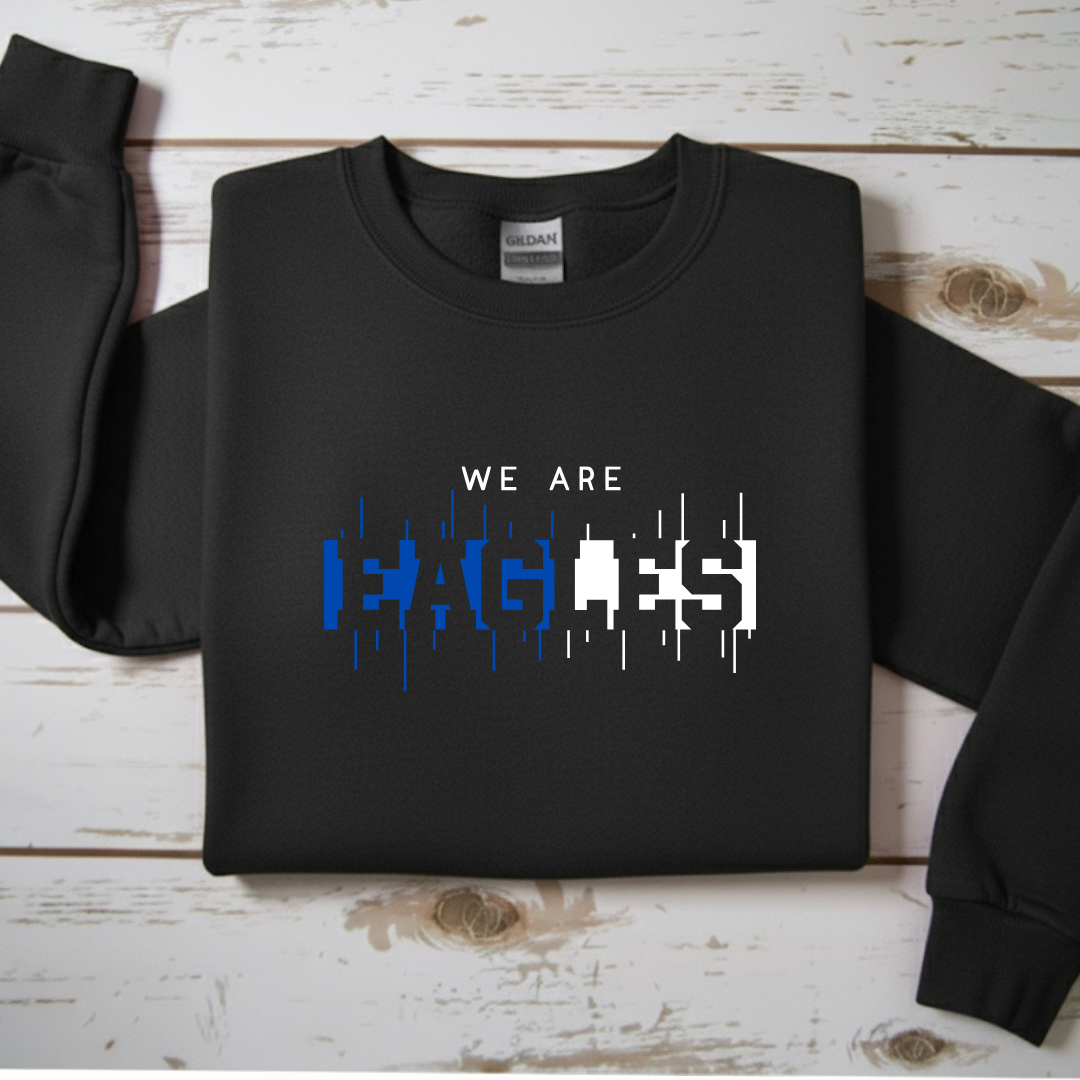 "We Are Eagles" Digital Pulse Crewneck