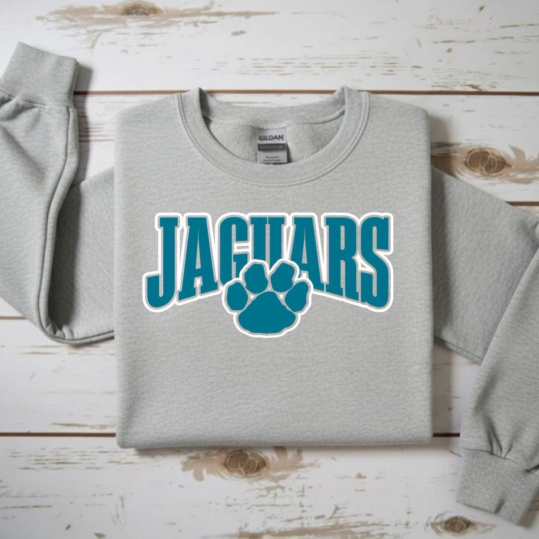 Jaguars with Print Crewneck Sweatshirt