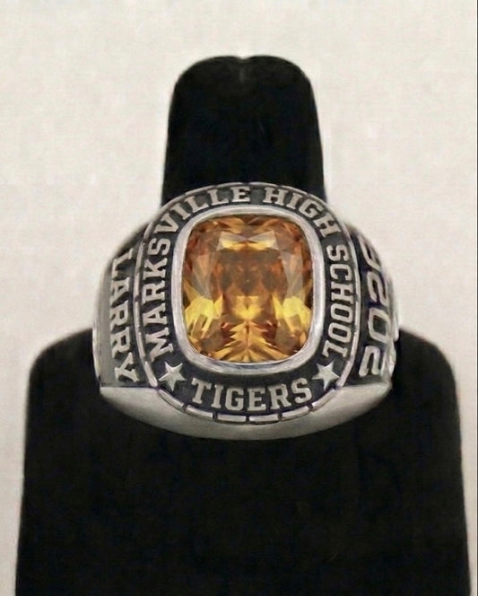 Marksville High School Tigers Men's Square Class Ring