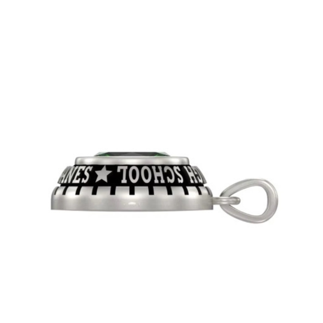 Promo Sterling Silver Mascot Oval Birthstone Class Necklace