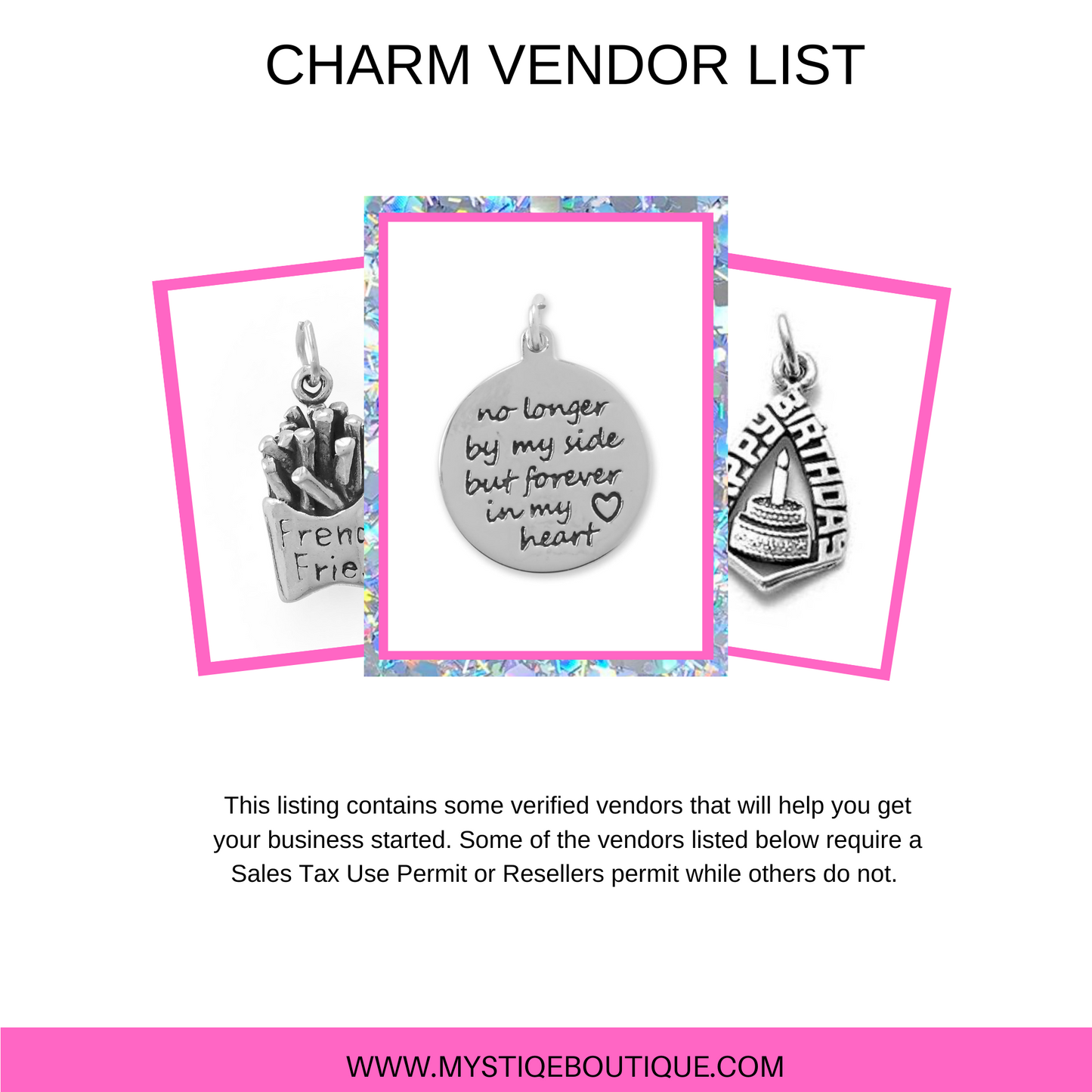Charm Vendor List