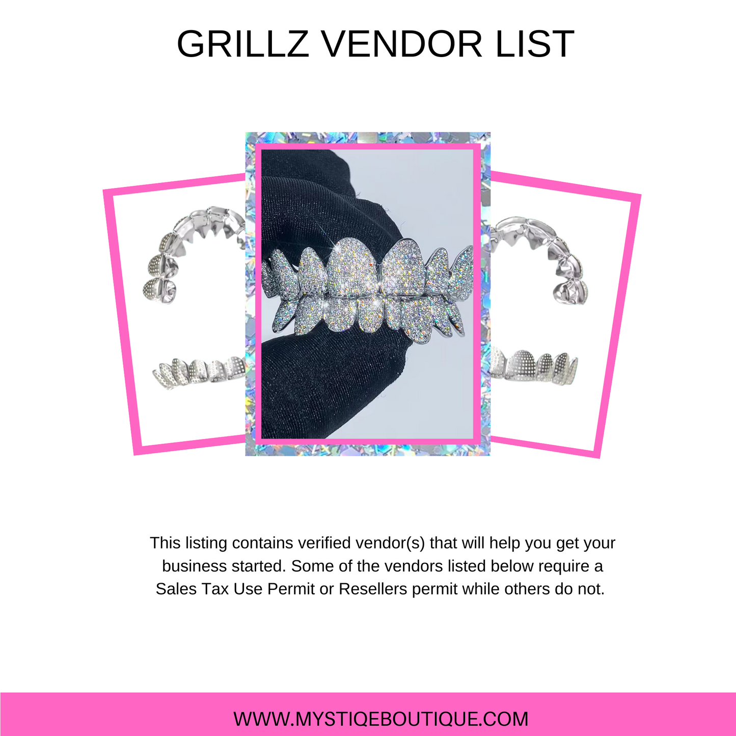 Grillz Vendor List