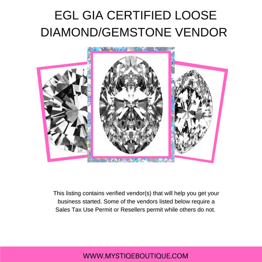 EGL GIA Certified Loose Diamond/Gemstone Vendor List