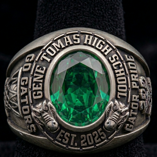 Gene Tomas Men’s Oval Class Ring