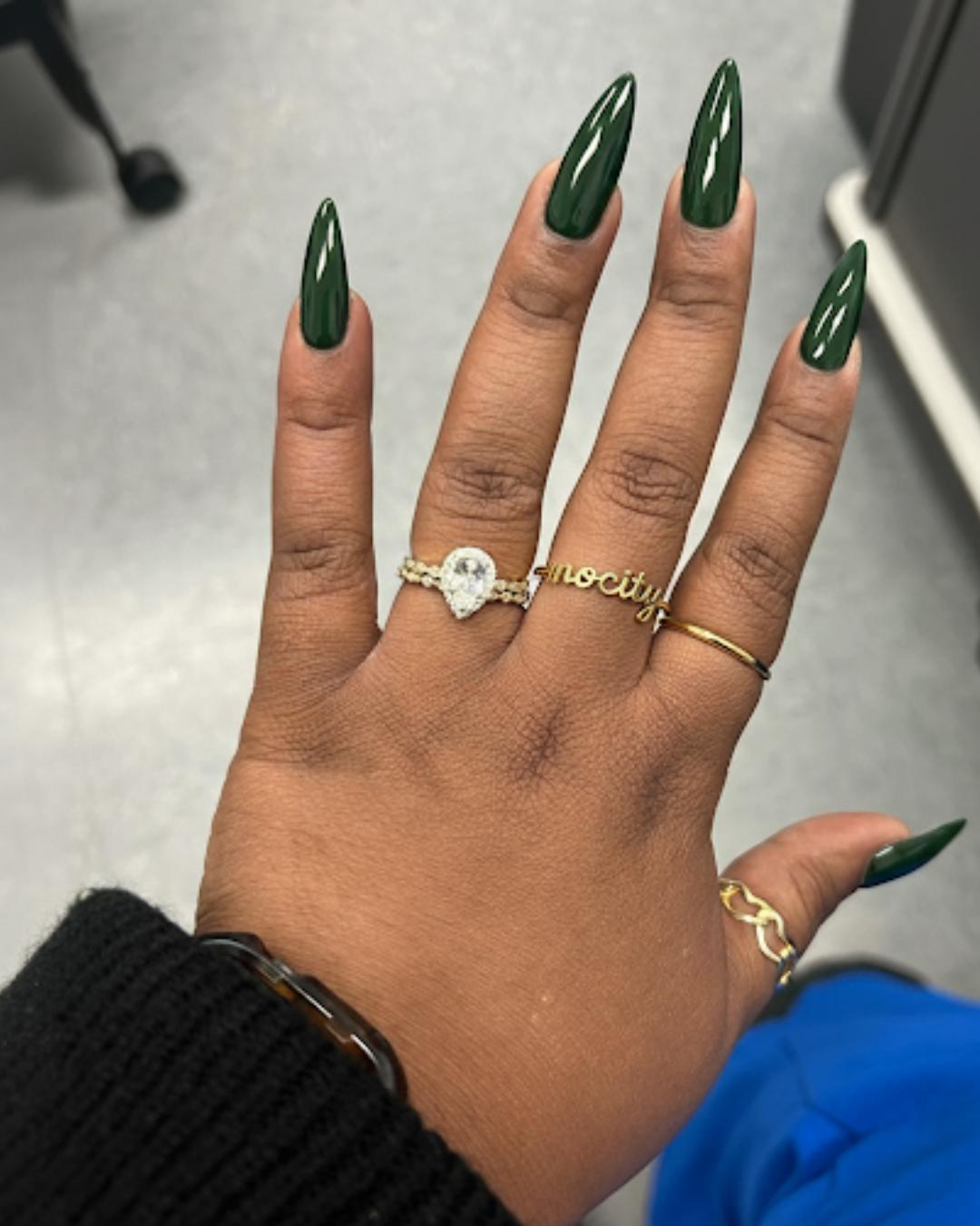 Sterling Silver Script Hometown Ring