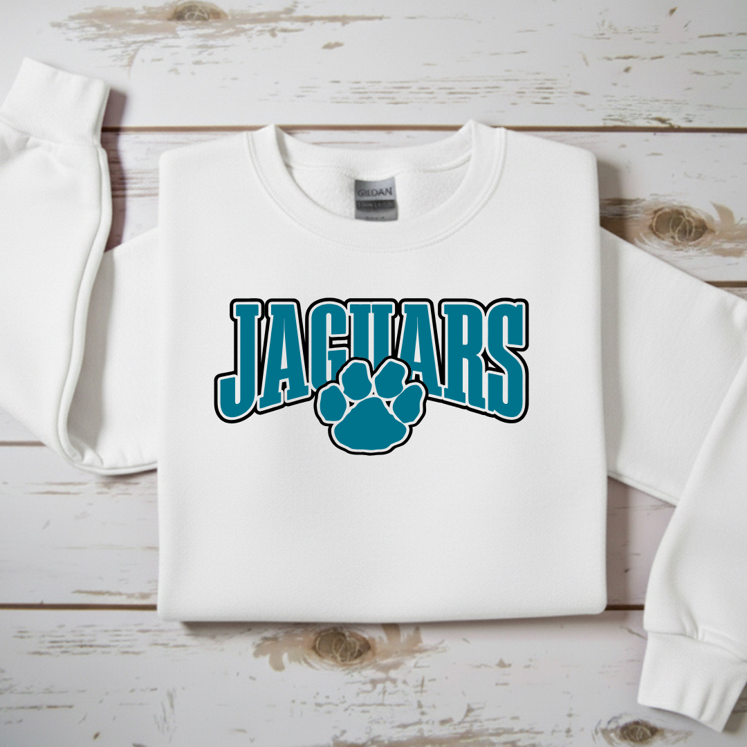 Jaguars with Print Crewneck Sweatshirt