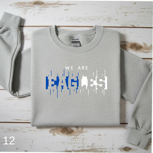 "We Are Eagles" Digital Pulse Crewneck