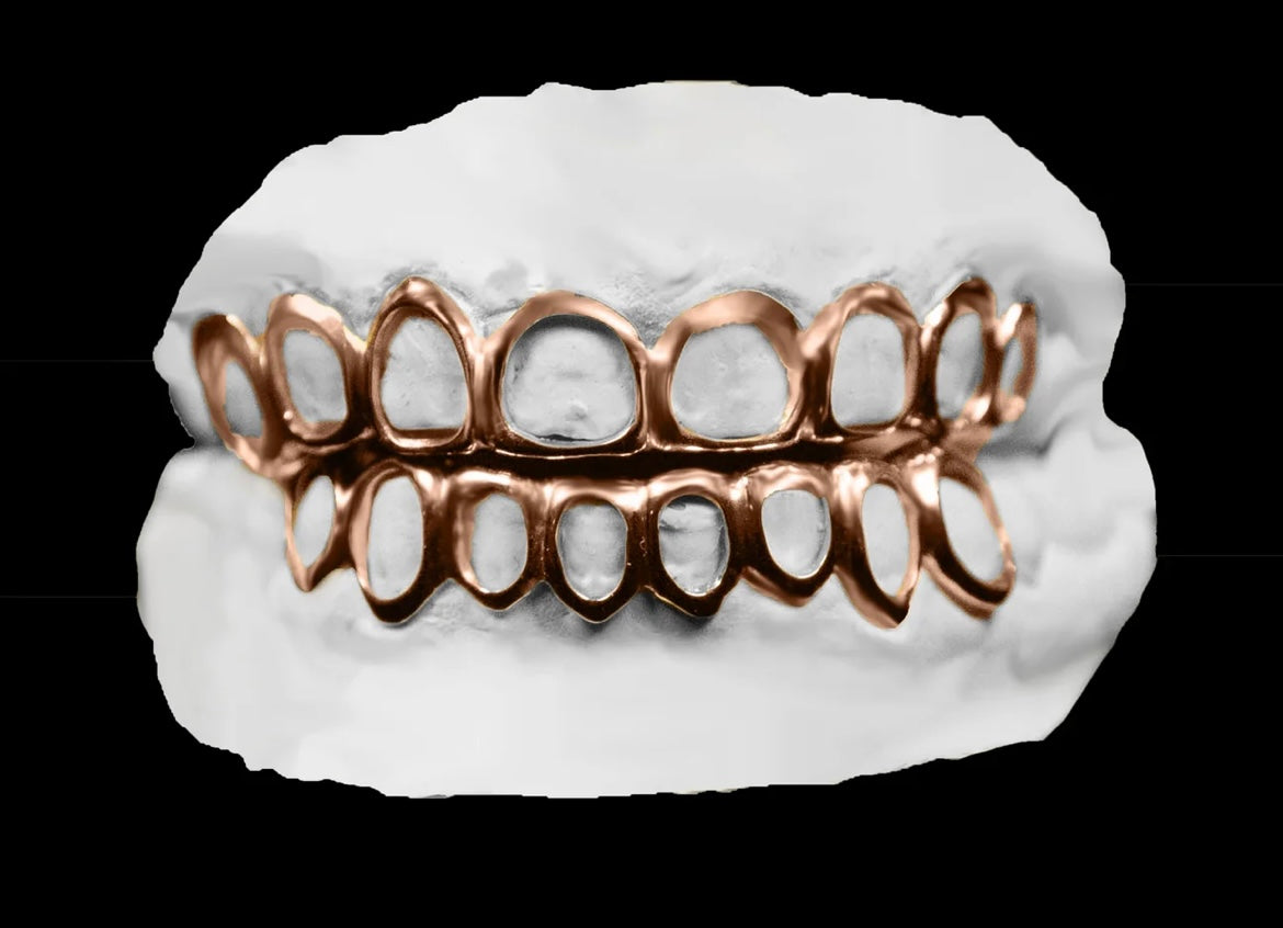 Silver Open Face Grillz