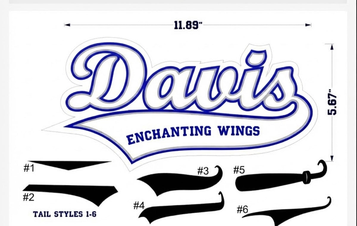 Large Name Patch with Tail