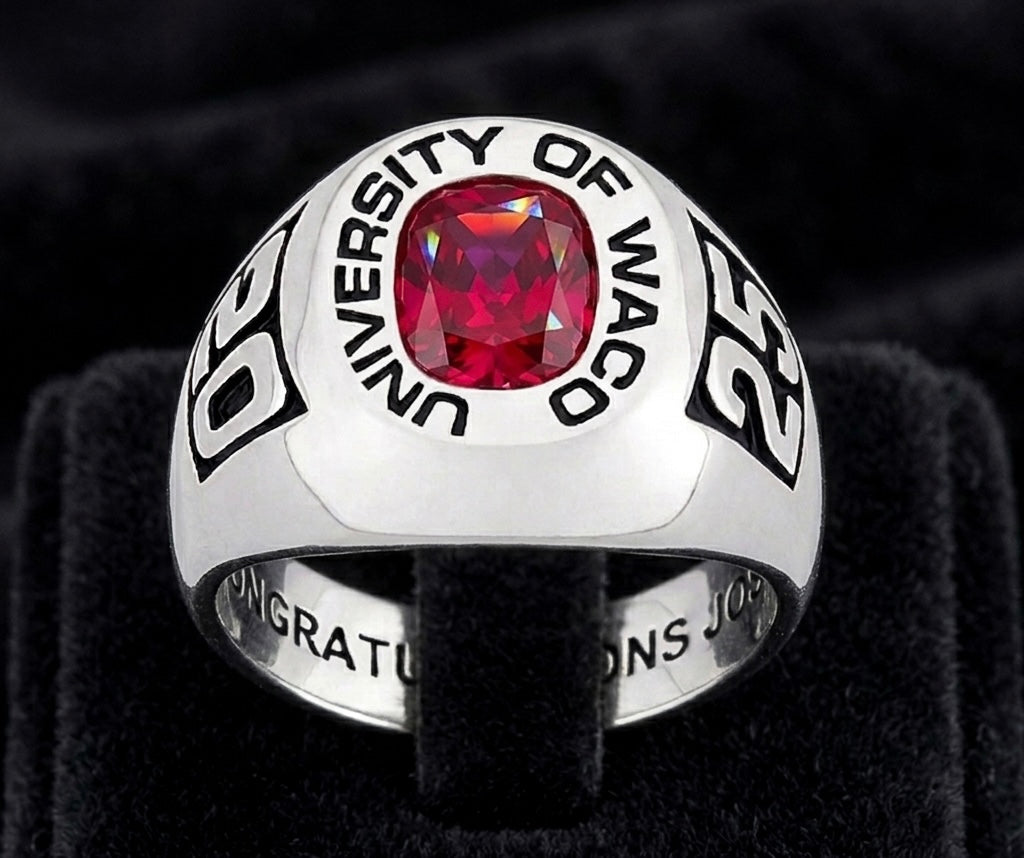 Men's Embossed Year Class Ring