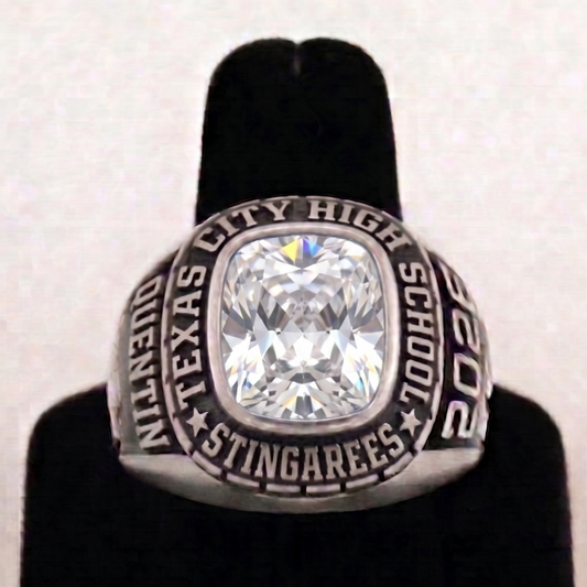 Texas City Stingarees Men's Square Class Ring