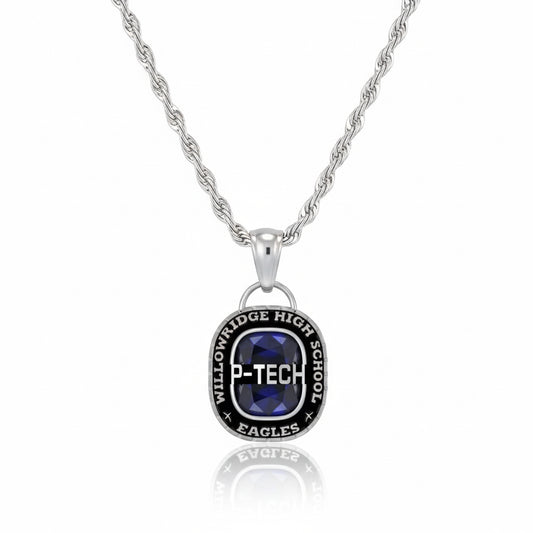 WHS Eagles P-Tech Mascot Birthstone Class Necklace