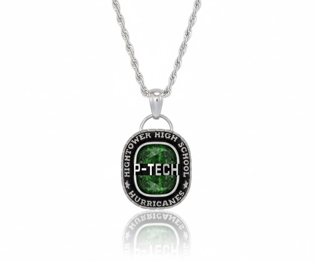 P-Tech Mascot Birthstone Class Necklace