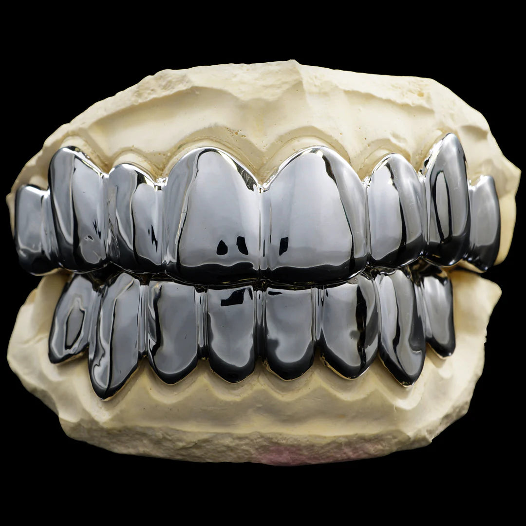 8pc Silver Grillz Special
