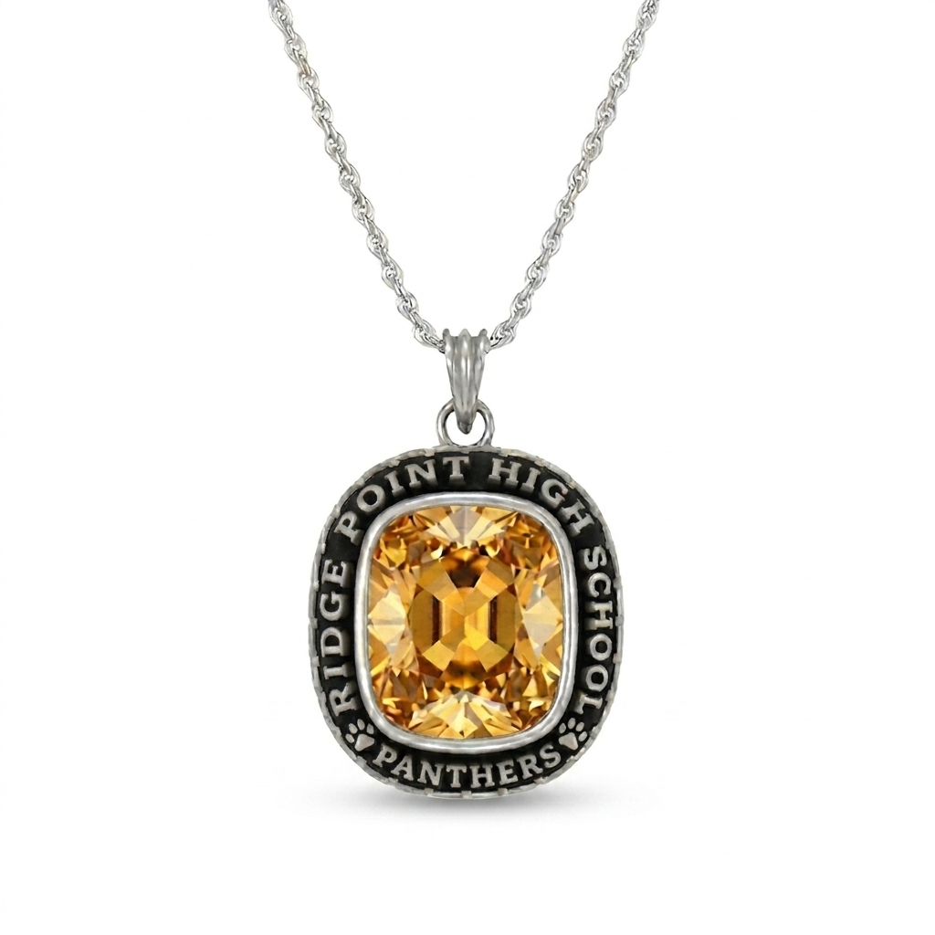 Ridge Point Birthstone Class Necklace