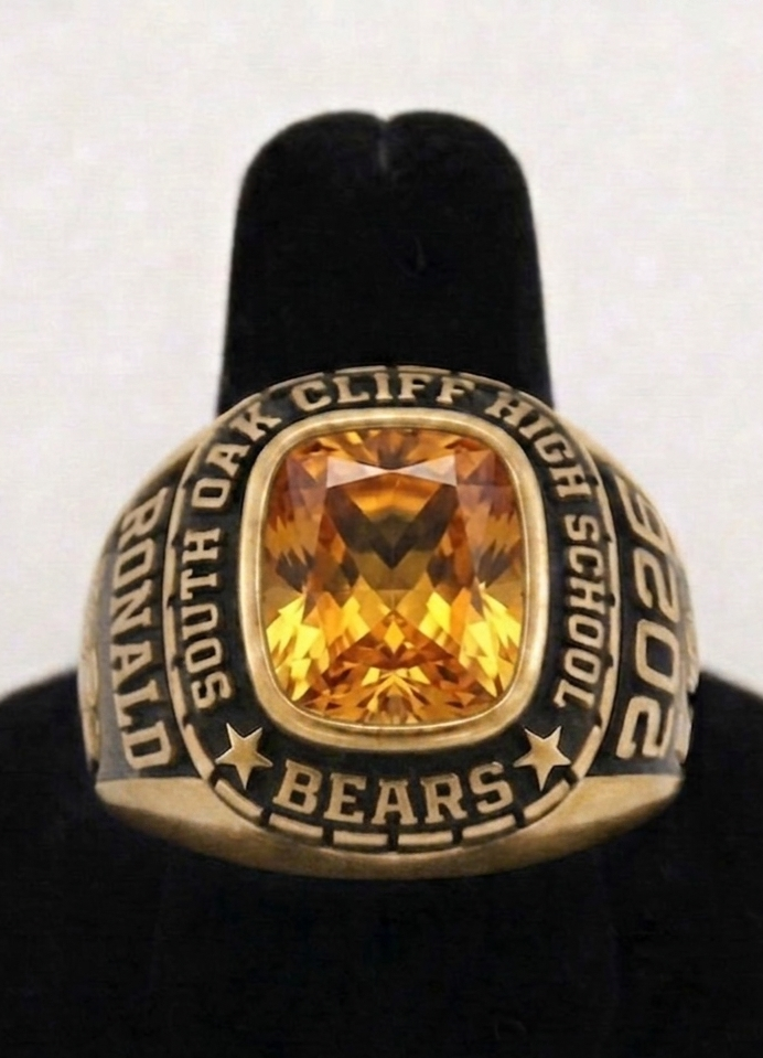 Men's Mascot Square Class Ring