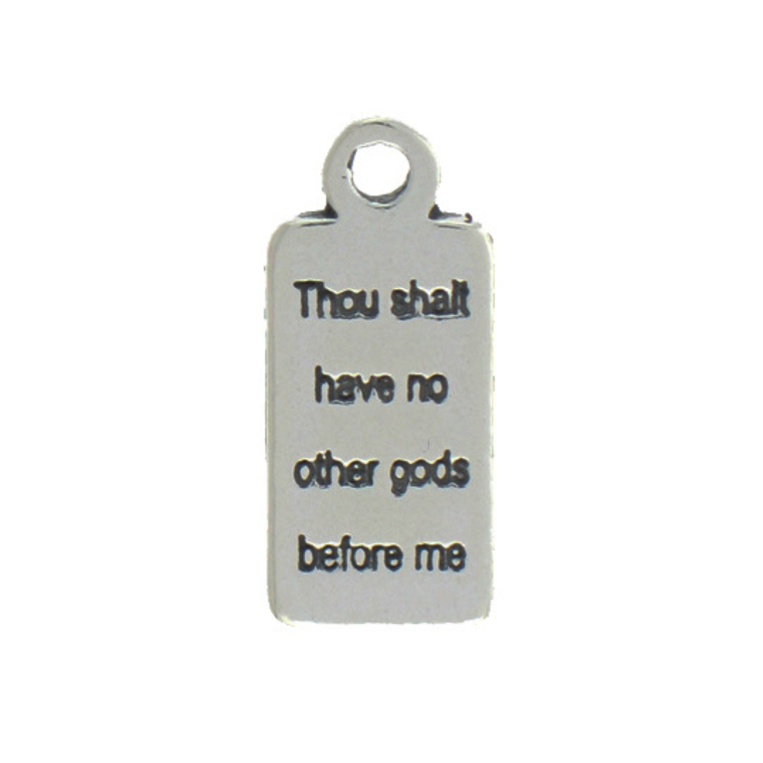 Ten Commandments Charm “I”