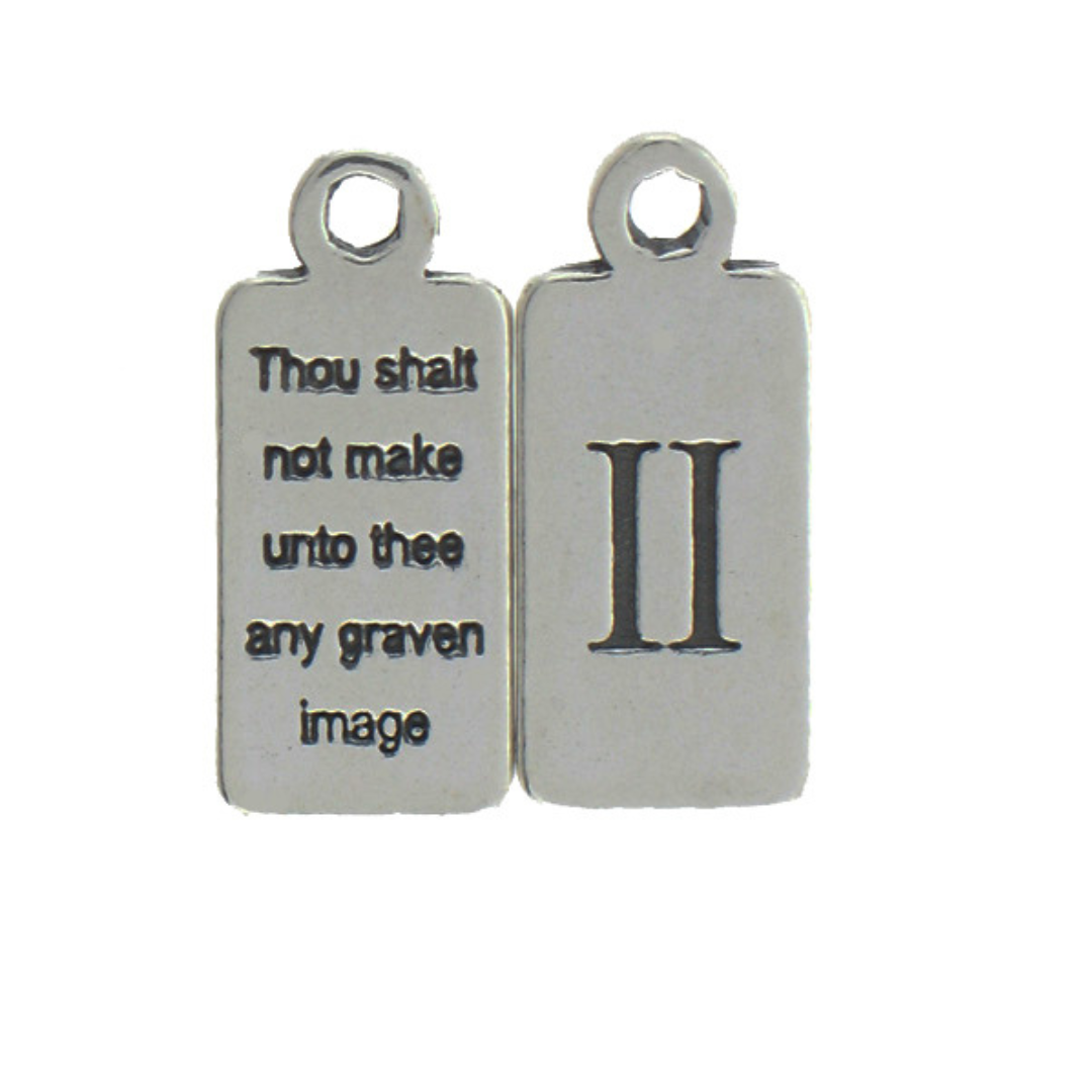 Ten Commandments Charm “II”