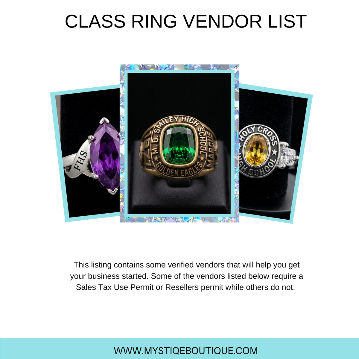 Class Ring Vendor List