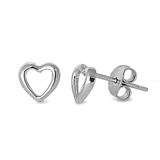 Heart Stud Earrings