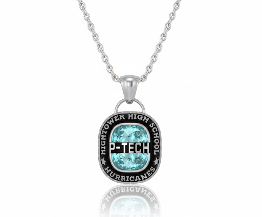 HHS P-Tech Mascot Birthstone Class Necklace
