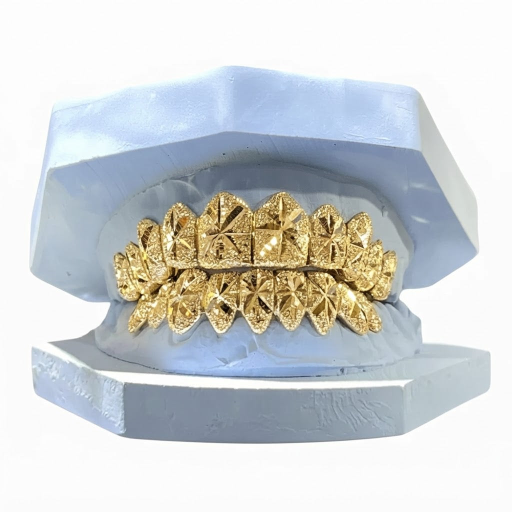 Diamond Dust & Starburst Cut Grillz