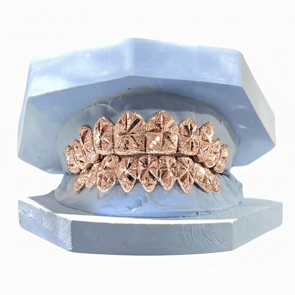Diamond Dust & Starburst Cut Grillz