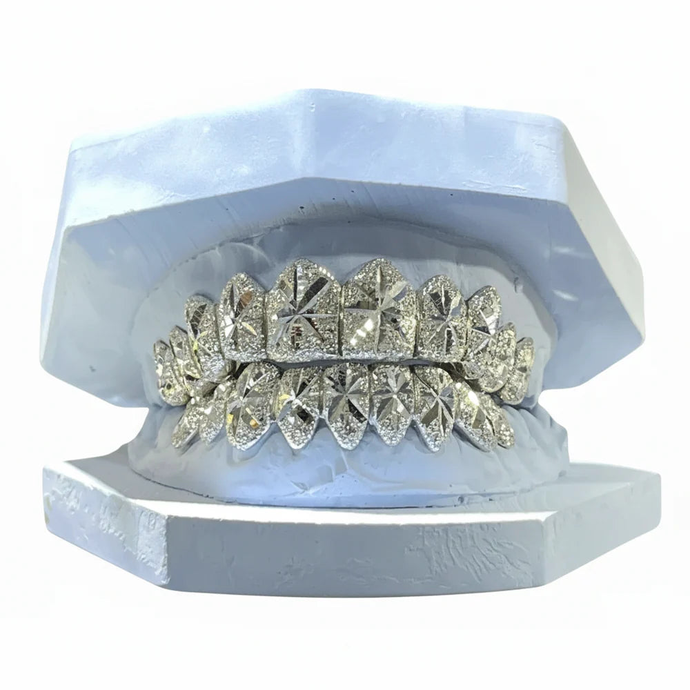 Diamond Dust & Starburst Cut Grillz
