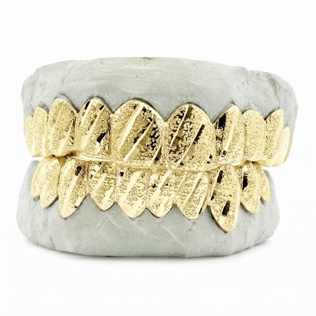 Diamond Dust & Tiger Cut Grillz