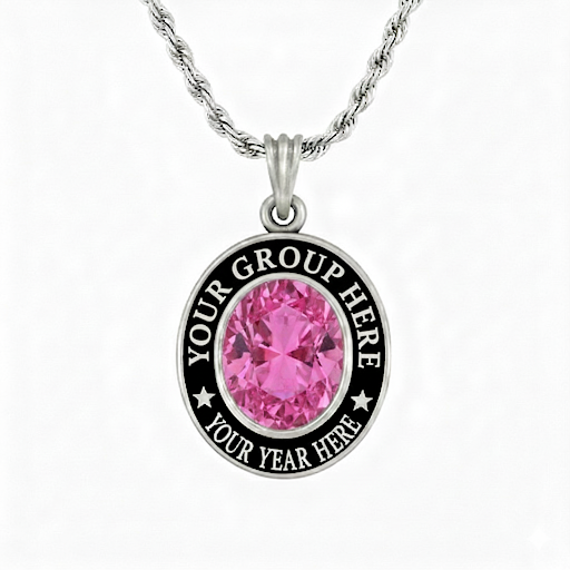 Limited Edition Sterling Silver Oval Necklace