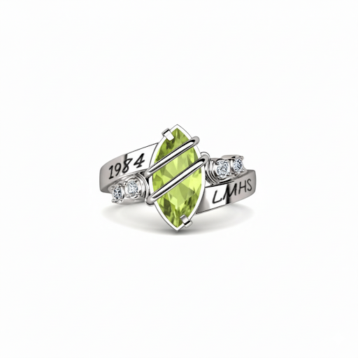 Promo Sterling Silver Marquise Class Ring