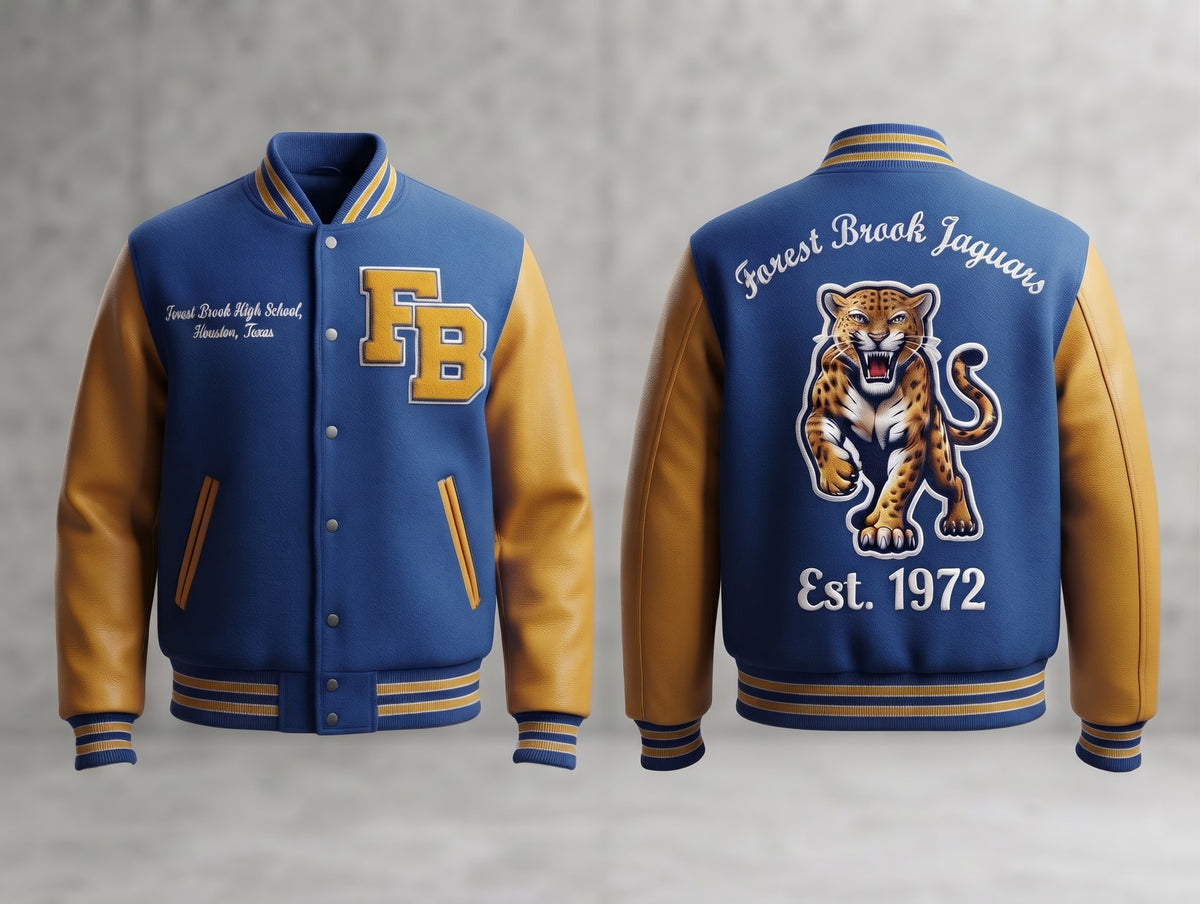 Forest Brook Jaguars Letterman