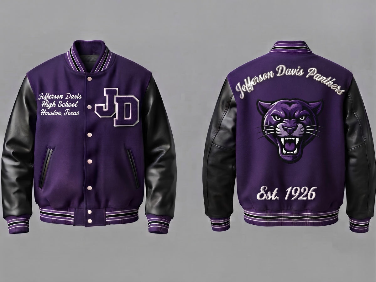 Jefferson Davis Panthers Letterman