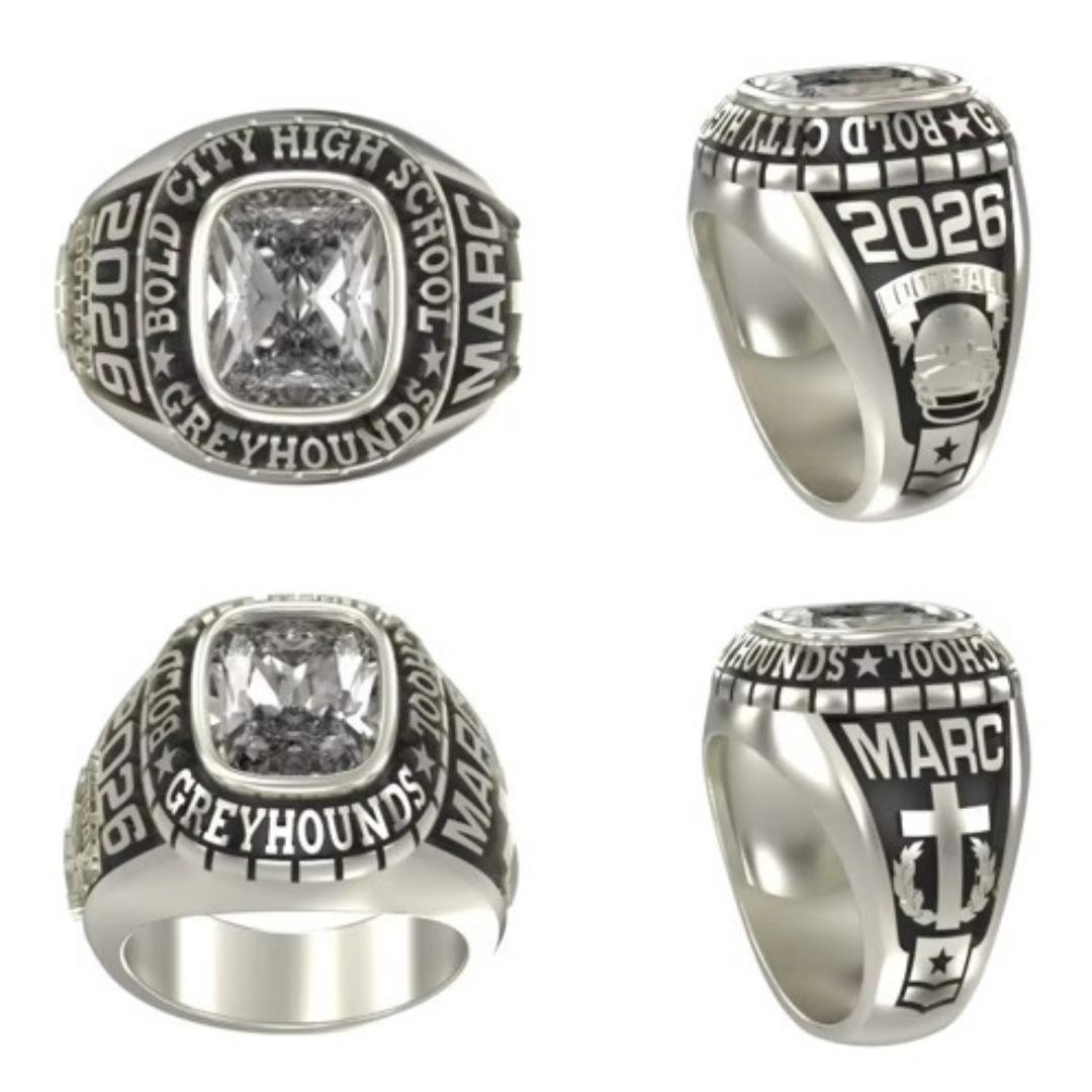 Bold City Men's Traditional Class Ring