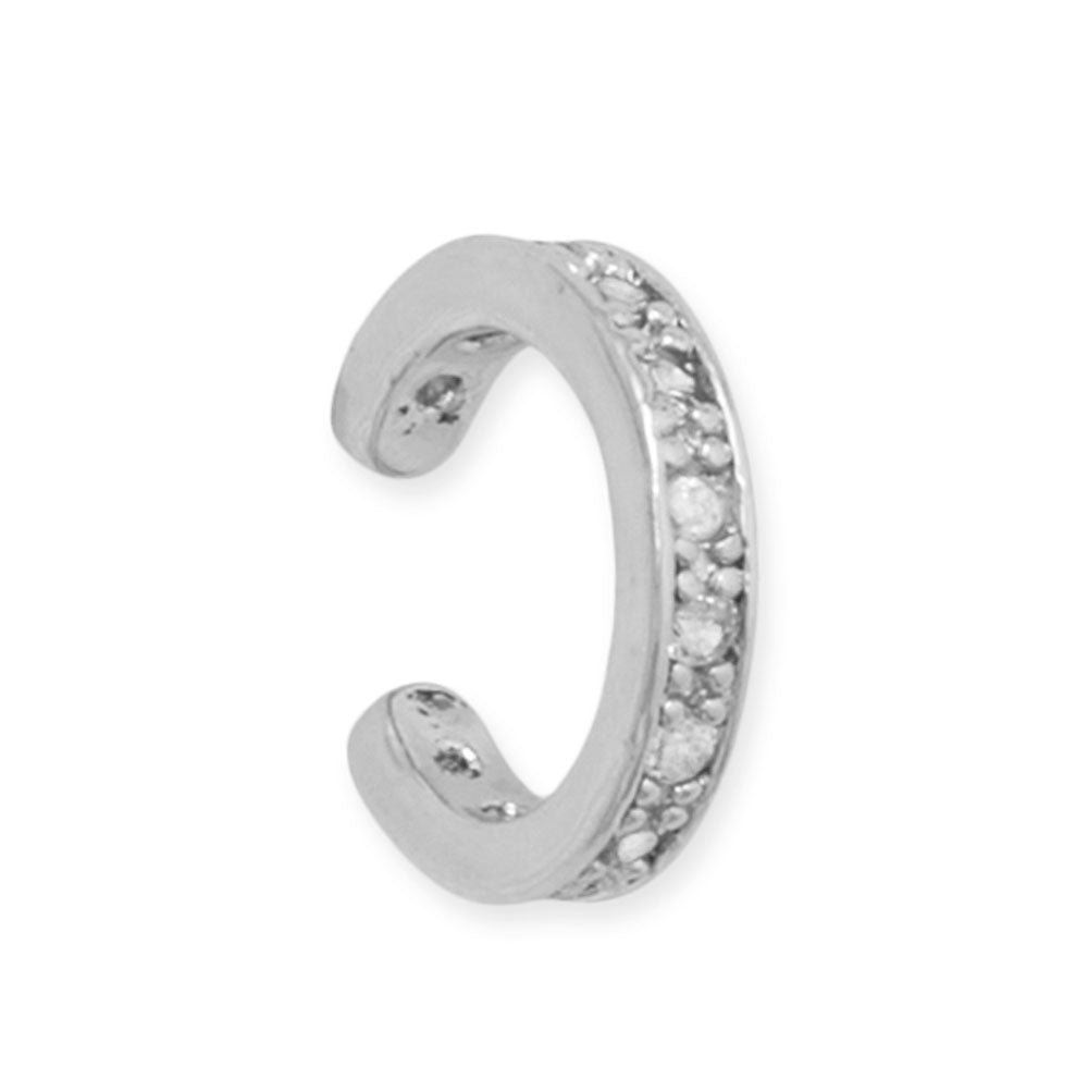 Imitation Rhodium Plated CZ Fashion Ear Cuff