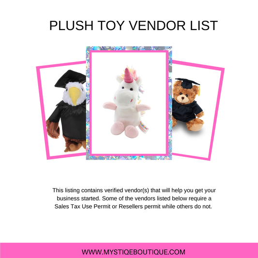 Plush Toy Vendor List