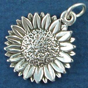 Sunflower Charm Pendant