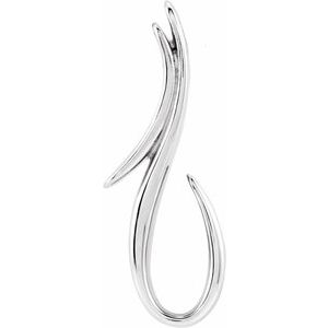 Platinum Freeform 16-18" Necklace