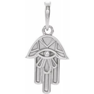 Sterling Silver Hamsa Pendant