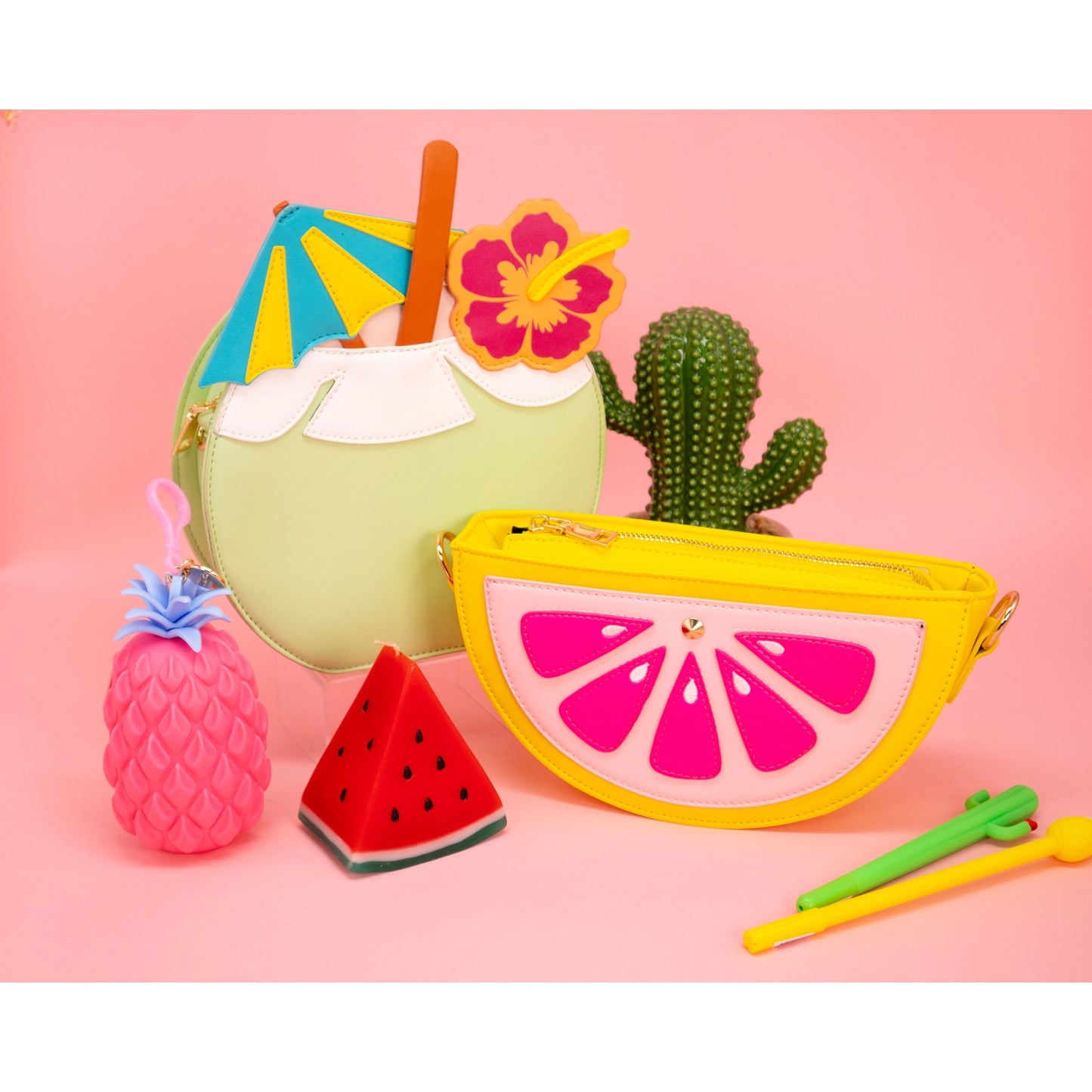 Sippin' on a Coconut Drink Handbag