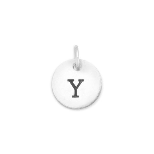 Oxidized Initial "Y" Charm